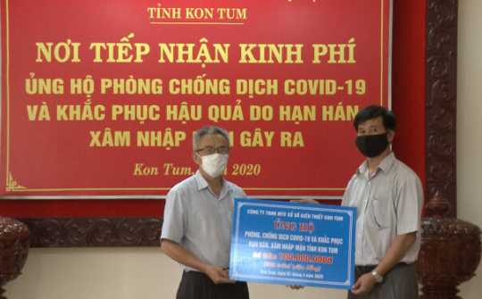 Kon Tum: Ủng hộ tiền, hiện vật phòng chống Covid - 19