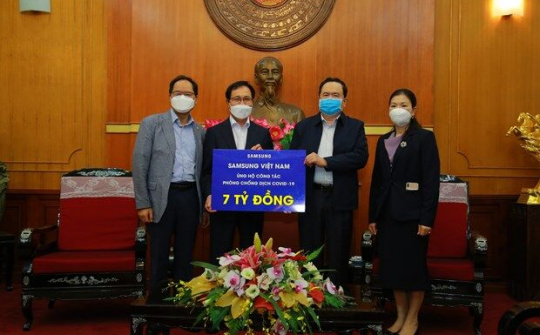 Samsung ủng hộ 10 tỷ đồng giúp Việt Nam phòng chống dịch Covid-19