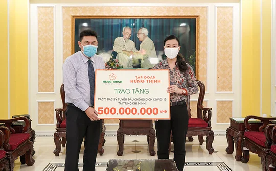 Tập đoàn Hưng Thịnh: Trao tặng đợt 1 gần  2,5 tỷ đồng  chống dịch