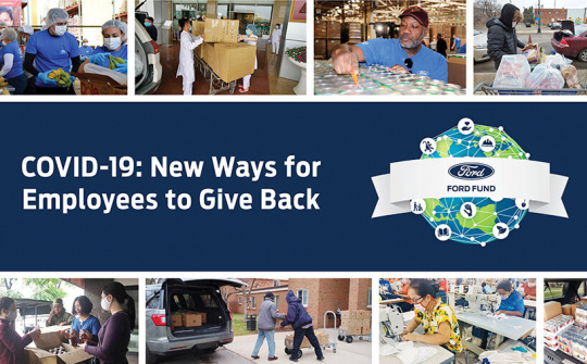 Nhân viên Ford Việt Nam cùng quỹ Ford chung tay giúp đỡ cộng đồng đẩy lùi COVID-19