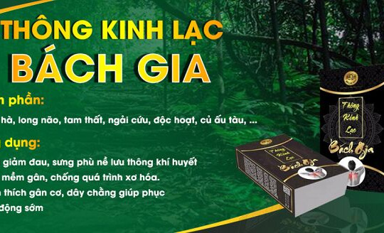 Sản phẩm Thông kinh lạc Bách Gia – Lương Y của mọi nhà