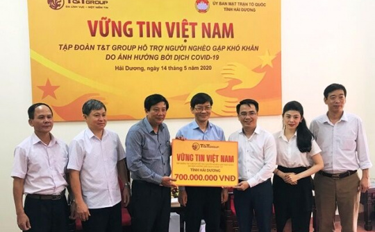 T&T Group hỗ trợ người dân Hải Dương bị ảnh hưởng dịch