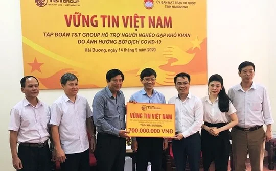 T&T Group hỗ trợ người dân Hải Dương bị ảnh hưởng dịch