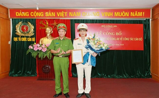 Bổ nhiệm Cục trưởng Cục Tổ chức cán bộ, Bộ Công an