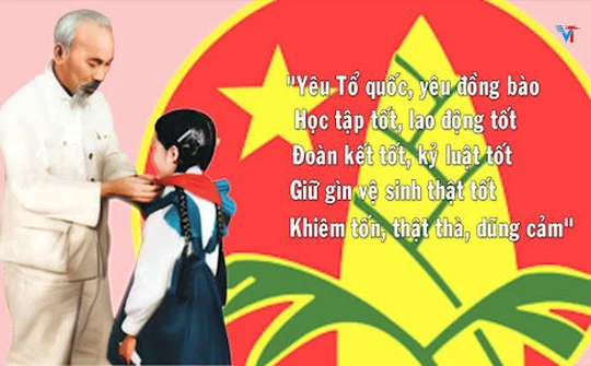 Thiếu nhi Việt Nam làm theo 5 điều Bác Hồ dạy