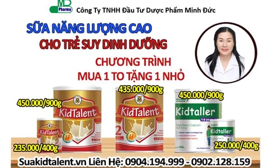 Sữa cao năng lượng là gì? Tại sao trẻ suy dinh dưỡng nên dùng sữa cao năng lượng?