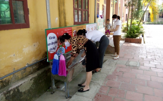 Mầm non Quảng Thọ - Đảm bảo an toàn cho học sinh đến trường