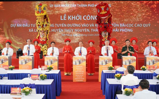 Lễ khởi công Dự án bảo tồn bãi cọc Bạch Đằng