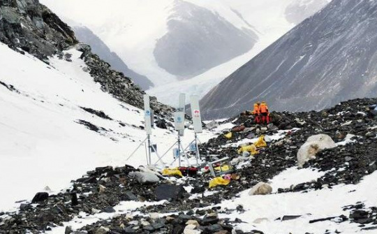 Trung Quốc tuyên bố chính thức phủ sóng 5G trên đỉnh Everest