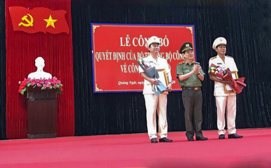 Đại tá Phan Công Bình giữ chức Giám đốc Công an tỉnh Quảng Ngãi