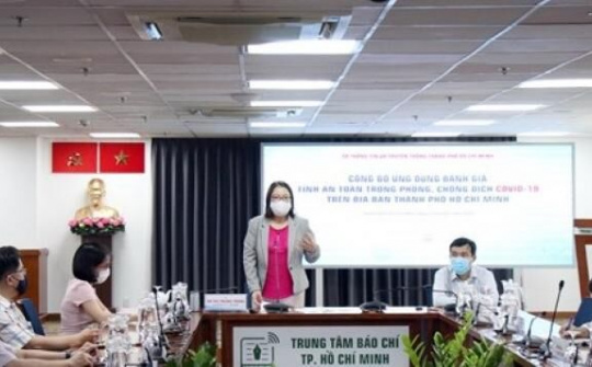 Triển khai ứng dụng đánh giá tính an toàn phòng, chống dịch tại TP.HCM