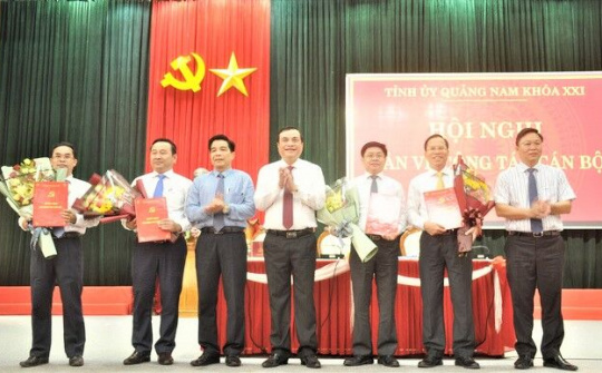 Quảng Nam: Công bố quyết định của Ban Bí thư về một số nhân sự tham gia Tỉnh ủy