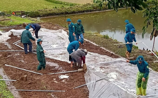 Yên Bái: Chủ động khắc phục hậu quả do mưa lớn, dông lốc và mưa đá