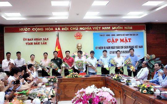 Đắk Lắk: Gặp mặt báo chí nhân kỷ niệm 95 năm Ngày Báo chí Cách mạng Việt Nam