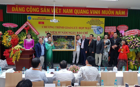 Giao lưu họp mặt Kỷ niệm 95 năm Ngày Báo chí Cách mạng Việt Nam