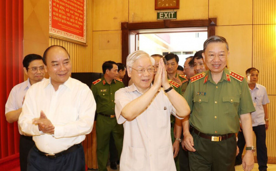 Tổng Bí thư, Chủ tịch nước dự, chỉ đạo hội nghị Đảng uỷ Công an Trung ương