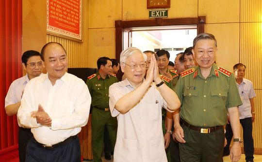 Tổng Bí thư, Chủ tịch nước dự, chỉ đạo hội nghị Đảng uỷ Công an Trung ương