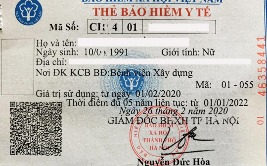 BHXH Việt Nam: Hướng dẫn cấp lại thẻ BHYT do hỏng, mất trên Cổng Dịch vụ công quốc gia