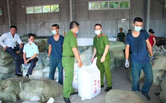 Đà Nẵng: Phát hiện 5 container với hơn 100 tấn dược liệu Trung Quốc núp bóng nông sản