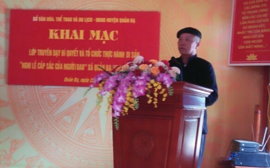 Quản Bạ - "Nghi lễ cấp sắc của người Dao”