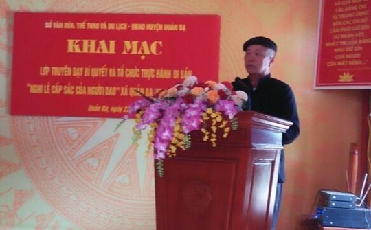Quản Bạ - "Nghi lễ cấp sắc của người Dao”