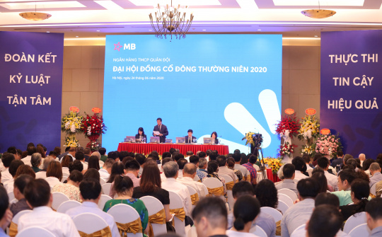 Đại Hội Cổ đông MB Bank: Dự kiến chi trả cổ tức tối đa 15%