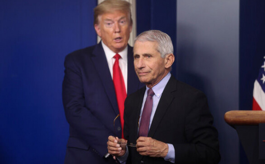 Anthony Fauci: “Tổng thống Trump không yêu cầu làm chậm thử nghiệm của Hoa Kỳ”