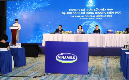 Năm 2020: Vinamilk hướng tới doanh thu gần đạt 60.000 tỷ đồng
