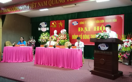 Đại hội cổ đông thường niên năm 2020 Công ty CP Tiên Sơn Thanh Hoá thành công tốt đẹp