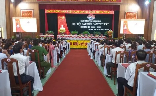 Quảng Nam – Khai mạc Đại hội Đại biểu Đảng bộ huyện Núi Thành