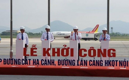 Khởi công dự án sửa chữa đường băng sân bay Nội Bài, Tân Sơn Nhất