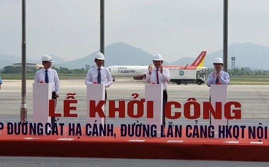 Khởi công dự án sửa chữa đường băng sân bay Nội Bài, Tân Sơn Nhất