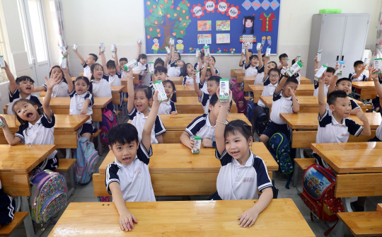 Nhân rộng niềm vui mang tên "Sữa học đường"