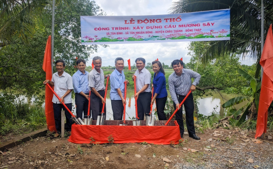 HREC tài trợ xây dựng cầu Mương Sậy tại Đồng Tháp