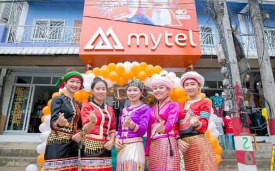 Mytel vượt 10 triệu thuê bao, đang vươn lên vị trí thứ 2 tại Myanmar