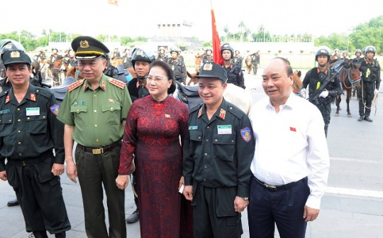 Cavalry mobile police force makes debut