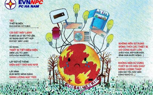 PC Hà Nam khuyến cáo khách hàng sử dụng điện tiết kiệm