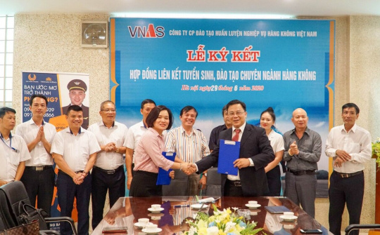 VNAS chính thức ký kết hợp tác xuất khẩu lao động và đào tạo nghề hàng không
