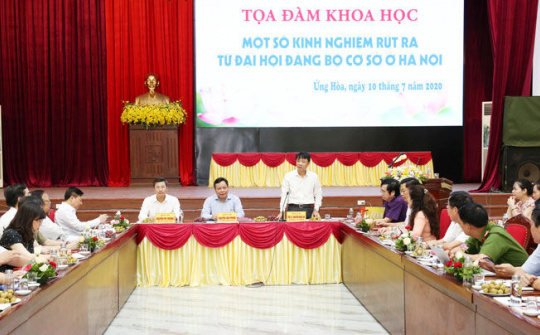 Một số kinh nghiệm rút ra từ đại hội đảng bộ cơ sở ở Hà Nội