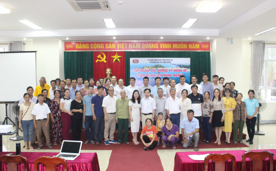 Nghệ An: Tập huấn về dịch vụ du lịch nông nghiệp