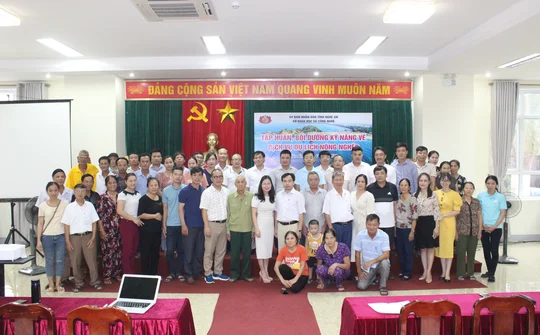 Nghệ An: Tập huấn về dịch vụ du lịch nông nghiệp