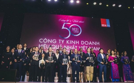 Đất Xanh Group được vinh danh “Top 50 Công ty kinh doanh hiệu quả nhất Việt Nam năm 2019”