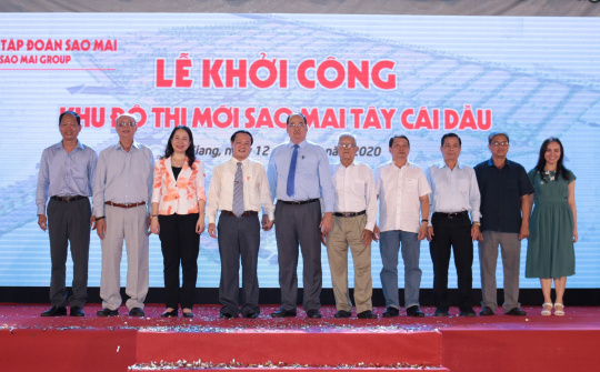 ASM: khởi công dự án "Cỗ xe tam mã" Sao Mai Tây Cái Dầu