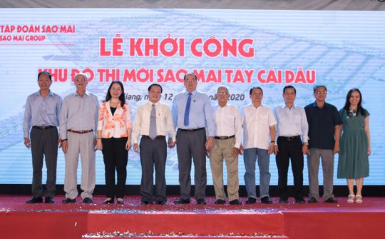 ASM: khởi công dự án "Cỗ xe tam mã" Sao Mai Tây Cái Dầu