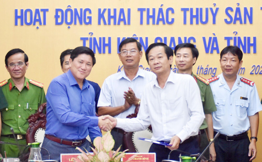 Kiên Giang và Cà Mau chung tay chống khai thác thủy sản bất hợp pháp