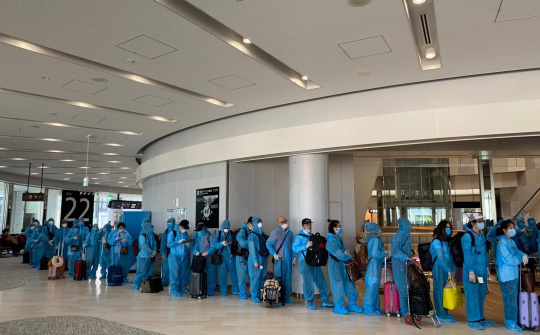 Đưa 350 công dân Việt Nam mắc kẹt tại Nhật Bản về nước an toàn