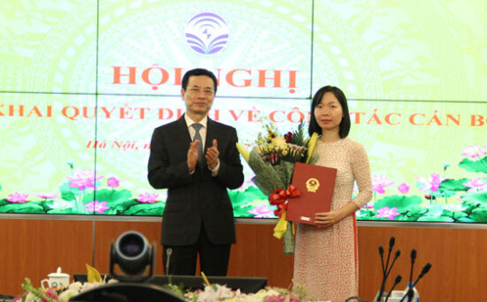 Bộ Thông tin và Truyền thông bổ nhiệm nhân sự mới
