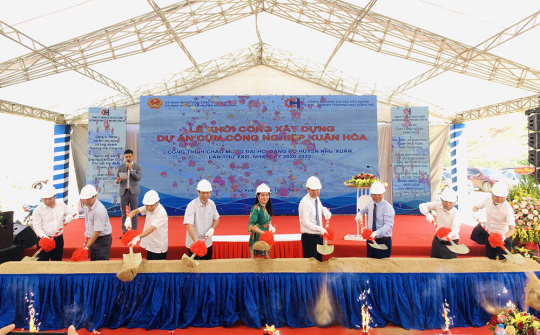 Lễ khởi công dự án Cụm Công nghiệp Xuân Hòa