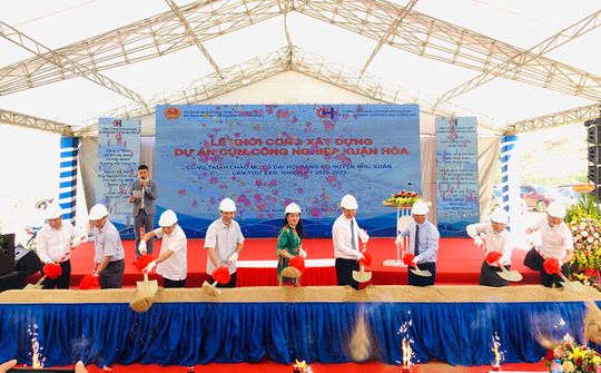 Lễ khởi công dự án Cụm Công nghiệp Xuân Hòa