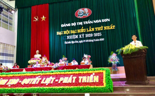 Nga Sơn: Năng lực lãnh đạo của Đảng bộ là “nòng cốt” của sự phát triển